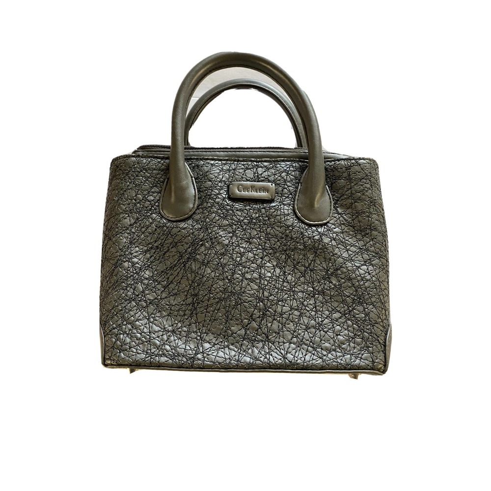 Cee Klein Mini Tote Purse Small Gray Sturdy